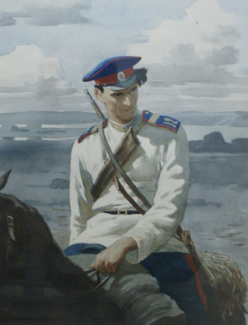 О.Г. Верейский. Григорий. Иллюстрация к роману М.А. Шолохова «Тихий Дон».
